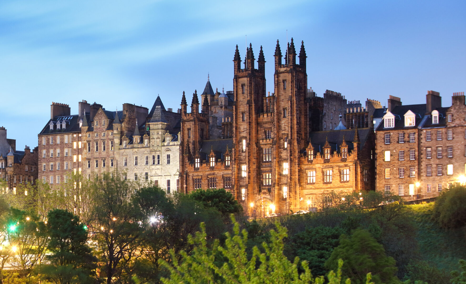 Edinburgh Old town in Scotland