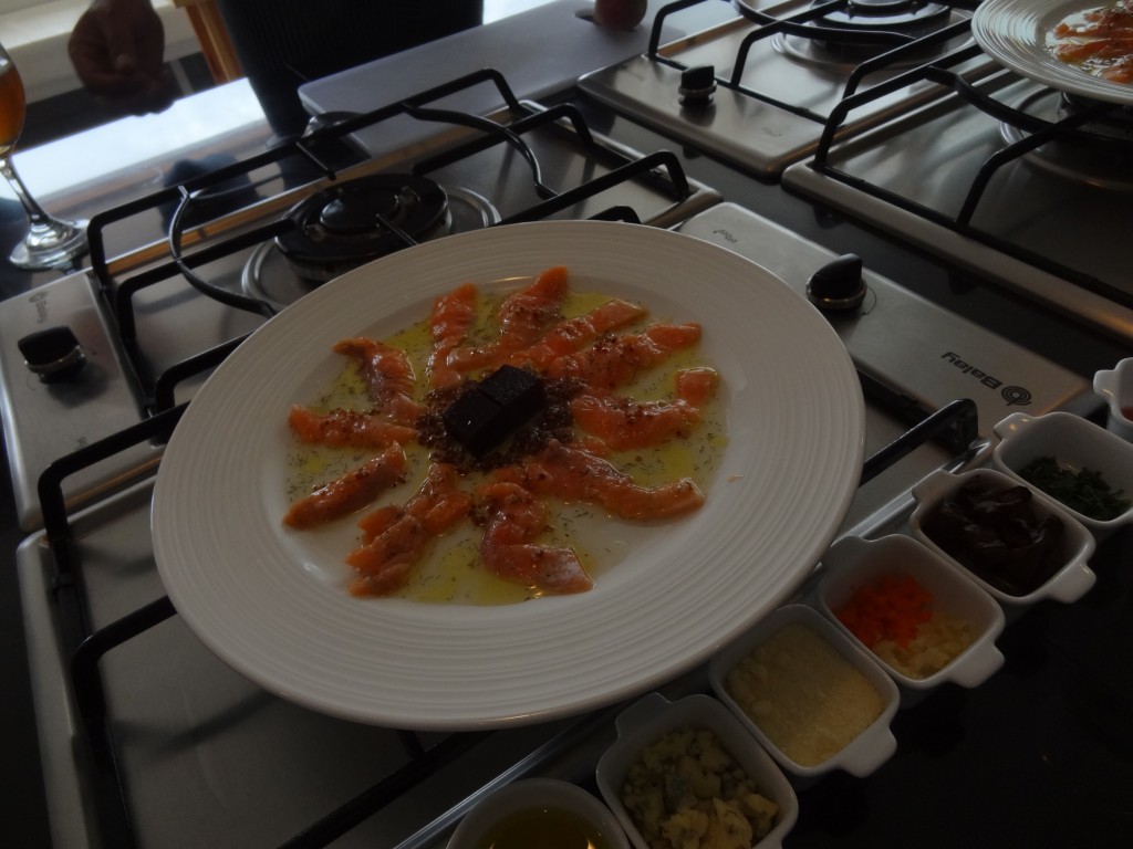 Trout tiradito